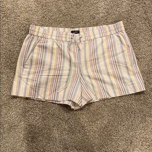 LOFT Striped Shorts Size S